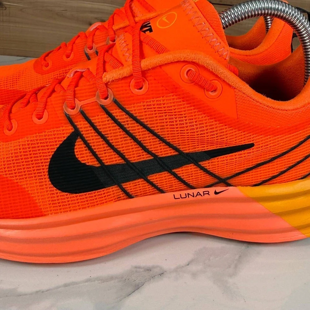 Nike‎ Lunar Roam Total Orange Black Running Shoes HJ9145-809 Mens 8